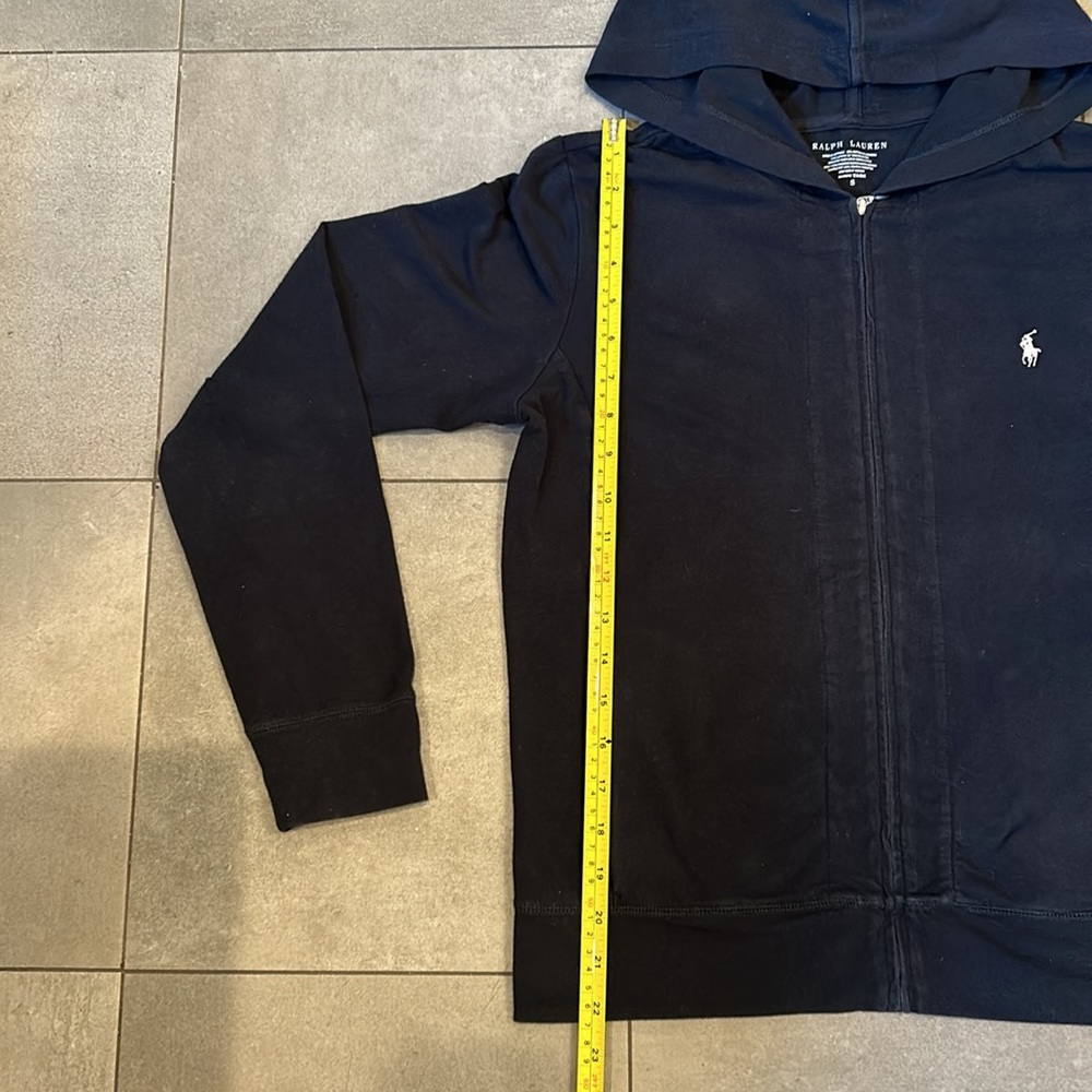 Ralph Lauren Black , Front Zip Hoodie/ Sweatshirt - Picture 5 of 6